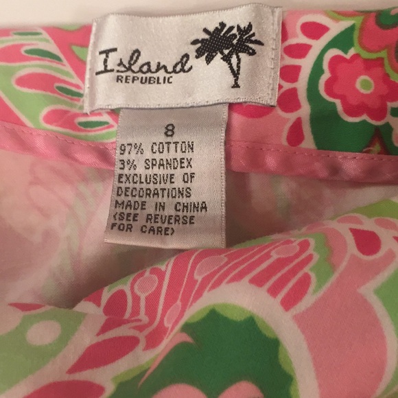 Island Republic Pink Paisley Print Skirt - Picture 3 of 3